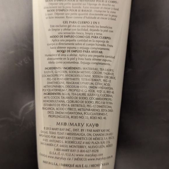 Mary Kay 2 in 1 body wash & shave - Picture 2 of 2